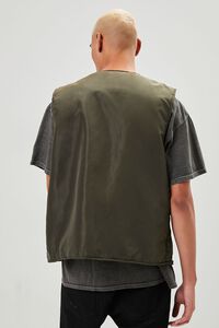 GREEN Zip-Up Cargo Vest, image 3