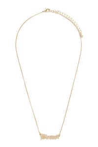 GOLD Blessed Pendant Chain Necklace, image 2