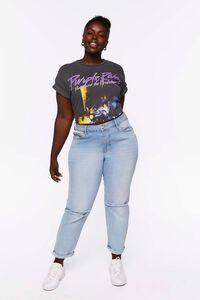 CHARCOAL/MULTI Plus Size Prince Graphic Tee, image 4
