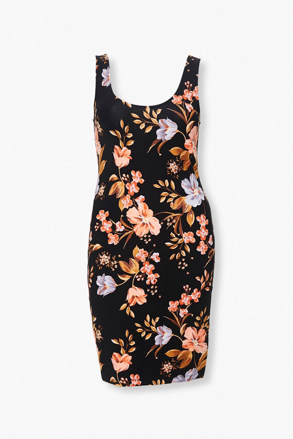 Plus Size Floral Tank Dress, image 1