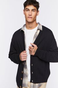 Drop-Sleeve Cardigan Sweater, image 1