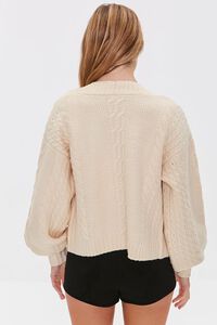 CREAM/MULTI Embroidered Floral Cardigan Sweater, image 3