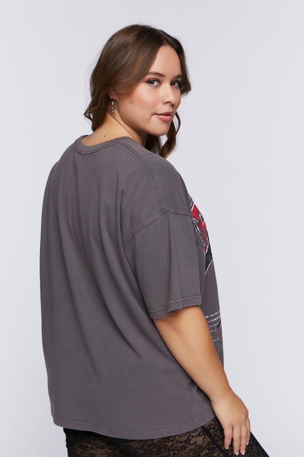 CHARCOAL/MULTI Plus Size Chicago Bulls Graphic Tee, image 3