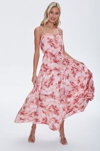 ROSE/MULTI Tie-Dye Wash Maxi Dress, image 1