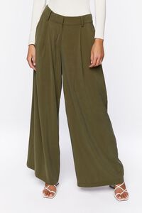 OLIVE High-Rise Wide-Leg Trousers, image 2