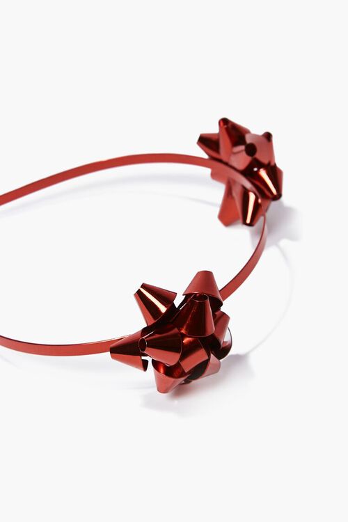 RED Christmas Bow Headband, image 2