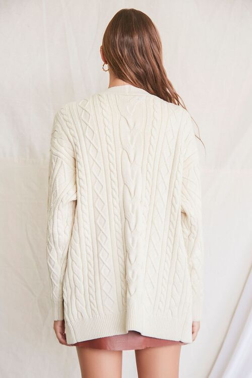 CREAM Cable Knit Cardigan Sweater, image 3