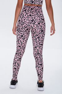 PINK/MULTI Active Leopard Print Leggings, image 4