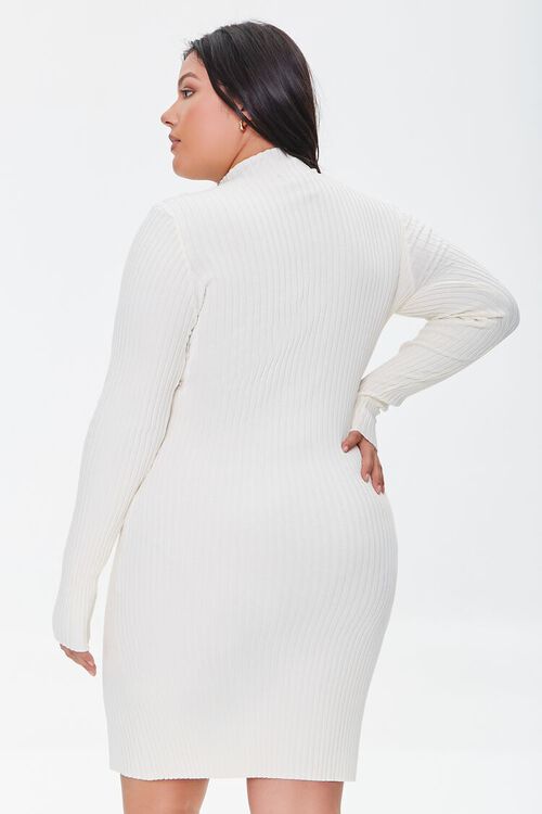 CREAM Plus Size Bodycon Sweater Dress, image 3