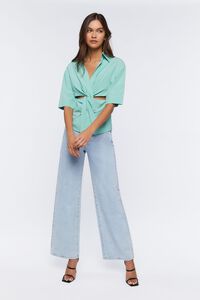 MINT Twisted Cutout Top, image 4