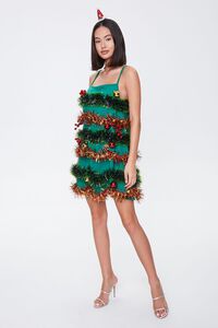 GREEN/RED Christmas Tree Holiday Dress, image 4