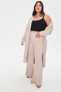 TAUPE Plus Size Flare Pants, image 5