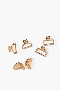 GOLD Seashell Claw Clip Set, image 1