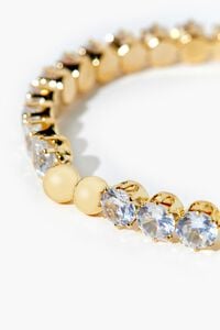 GOLD CZ Bangle Bracelet, image 4