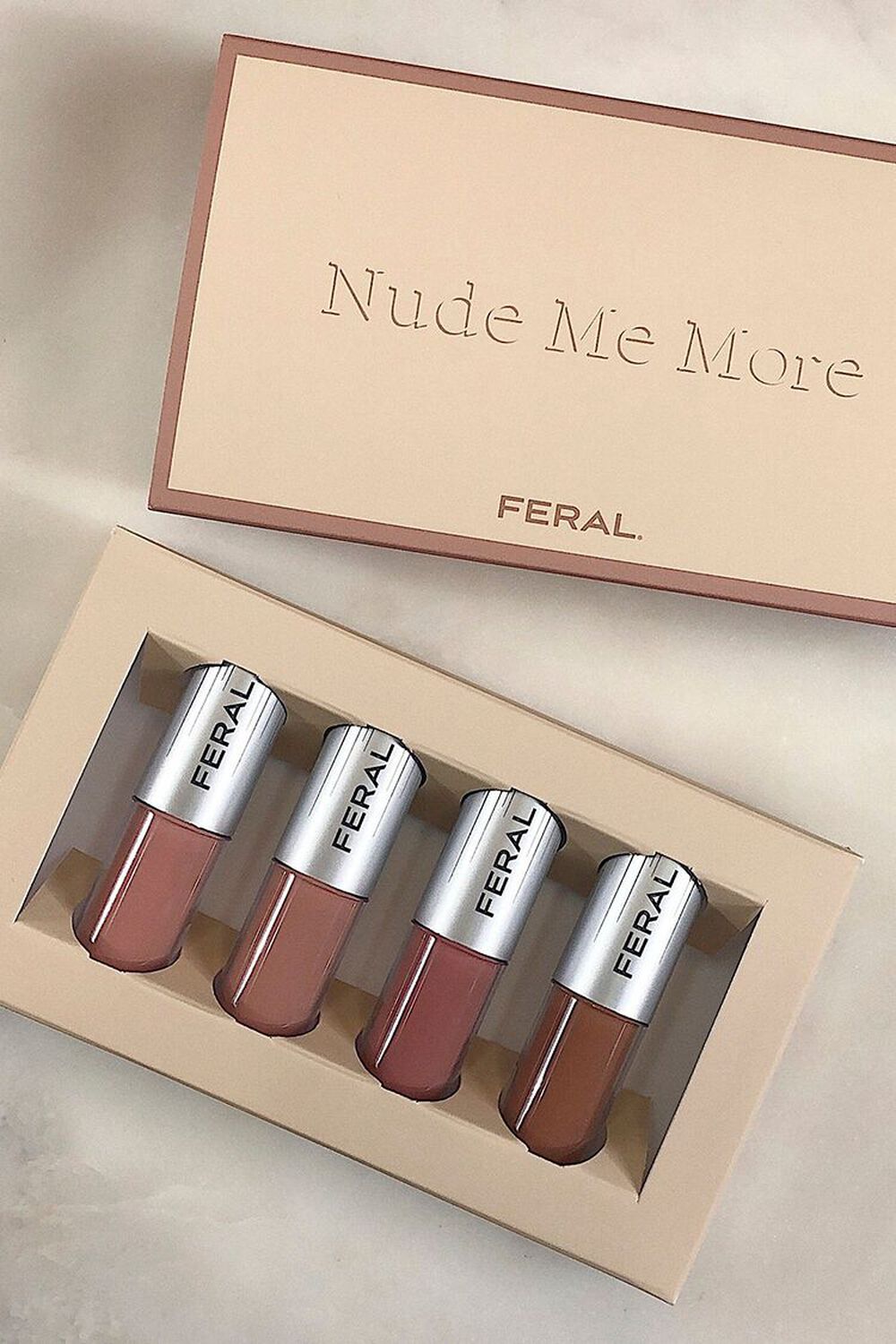 Feral Cosmetics Nude Me More - Mini Liquid Matte Lipstick Collection, image 1