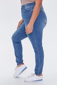 MEDIUM DENIM Plus Size High-Rise Skinny Jeans, image 3