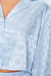 CLOUD Floral Shirt & Shorts Pajama Set, image 5