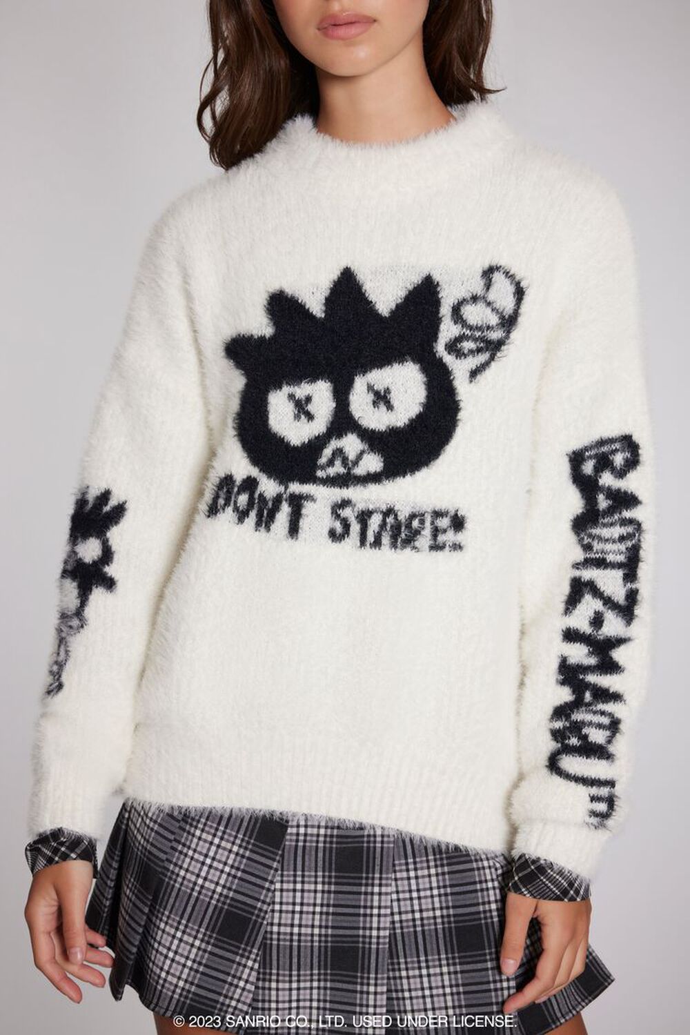Badtz-Maru Fuzzy Knit Sweater