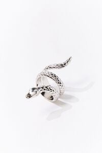 SILVER Snake Cocktail Ring, image 1