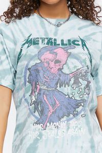 TEAL/MULTI Tie-Dye Metallica Graphic Tee, image 5