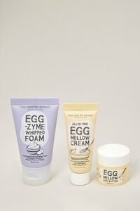 BLACK/MULTI Too Cool For School Egg-ssential Skincare Mini Set, image 2