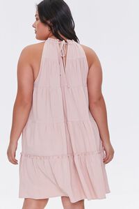 PINK Plus Size Trapeze Mini Dress, image 3