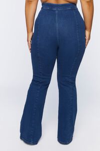 DARK DENIM Plus Size Split-Hem Bootcut Jeans, image 4