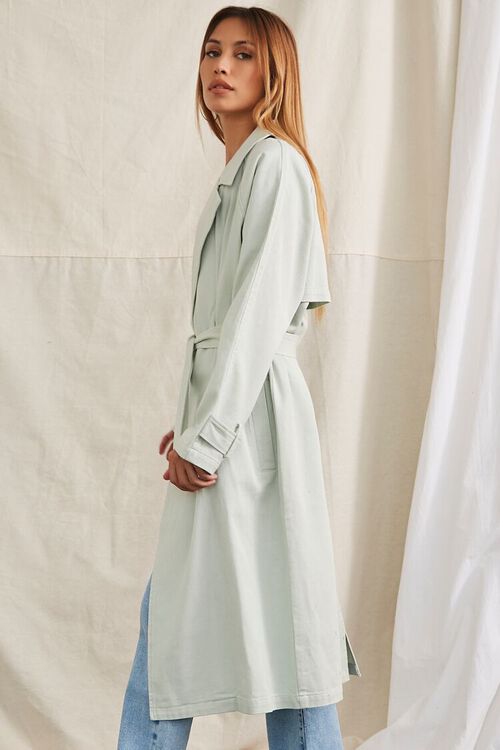 MINT Twill Double-Breasted Trench Coat, image 2