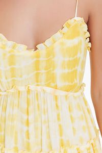 YELLOW/MULTI Tie-Dye Fit & Flare Dress, image 5