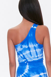 BLUE/WHITE Kendall & Kylie One-Shoulder Top, image 4