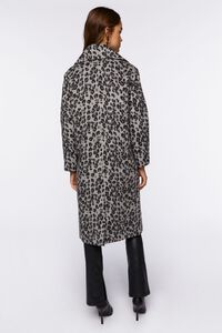 GREY/MULTI Leopard Print Duster Coat, image 3
