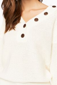 CREAM Open-Knit Buttoned Sweater, image 5