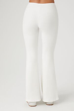 Womens White Flare Pants