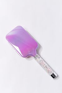 PURPLE/MULTI Glitter Square Paddle Hair Brush, image 2