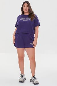 NAVY/WHITE Plus Size New York Pullover, image 4