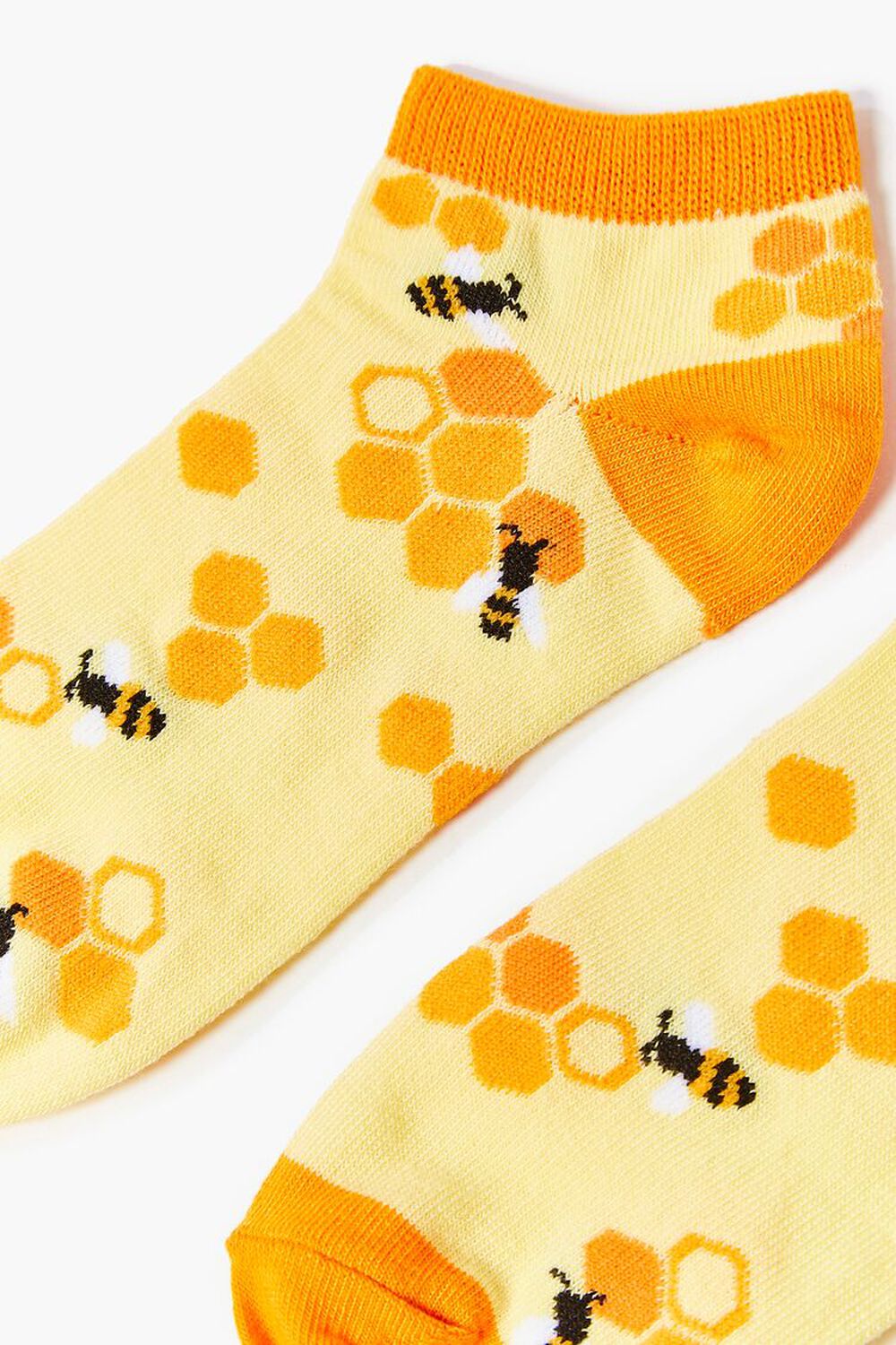 Bee Print Colorblock Ankle Socks, image 3