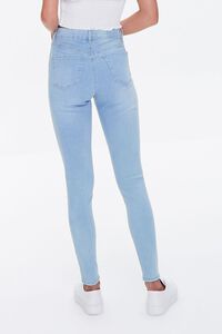 LIGHT DENIM High-Waisted Skinny Jeans, image 4