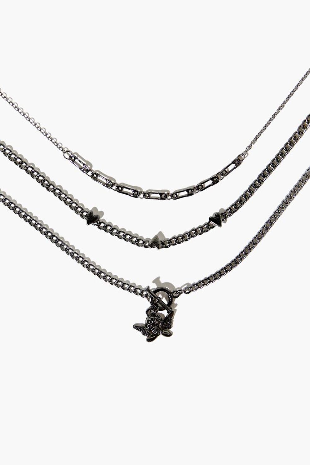 Cherub Pendant Layered Necklace, image 2