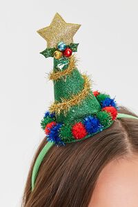 GREEN/MULTI Christmas Tree Headband, image 2