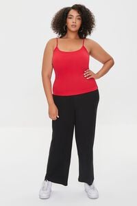 RED Plus Size Basic Organically Grown Cotton Cami, image 4