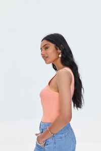 CORAL/MULTI Aloha Graphic Cropped Tank Top, image 2