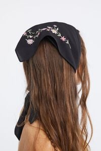 Embroidered Floral Scarf, image 1