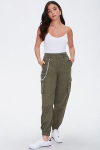 OLIVE Londyn Curb Chain Cargo Pants, image 5