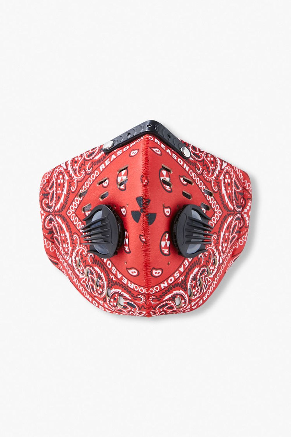RED/MULTI Men Paisley Face Mask, image 1