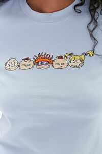 LIGHT BLUE/MULTI Cropped Rugrats Tee, image 5