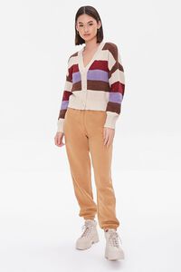 CREAM/MULTI Striped Cardigan Sweater, image 4
