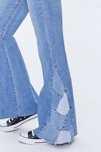 MEDIUM DENIM/MULTI Patchwork Flare Jeans, image 5