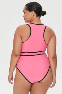 PINK Plus Size One-Piece Swimsuit, image 3