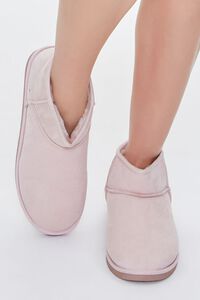 BLUSH Faux Suede Bootie Slippers, image 4
