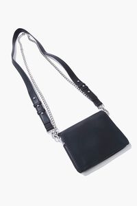 BLACK Curb Chain Crossbody Bag, image 5